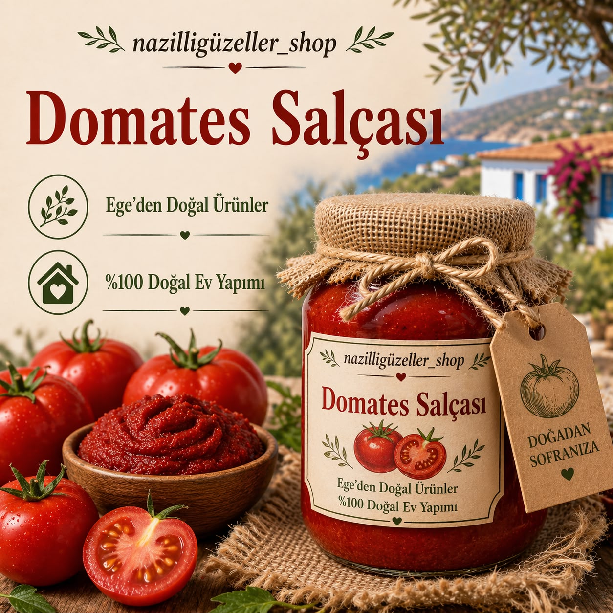 DOMATES SALÇASI 1 KG